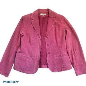 Women’s Coldwater Creek leather Jacket Size S